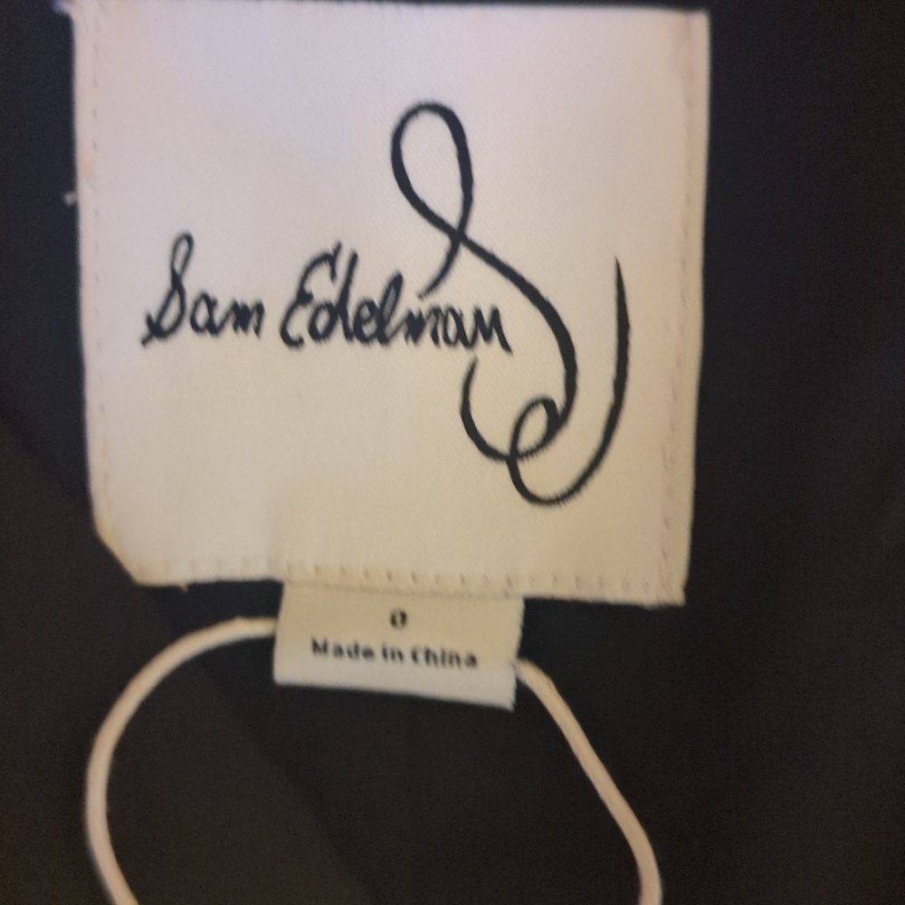 Sam Edelman Pleated Asymmetric Hem Satin Dress - Picture 9 of 12